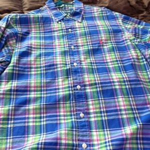 Ralph Lauren shorts and Polo long sleeve